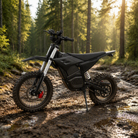 Nouvelle arrivée, moto électrique tout-terrain M7, moteur à entraînement direct 60V72V, vitesse maximale de 80 km/h, frein hydraulique avant et arrière, moto tout-terrain pour adultes