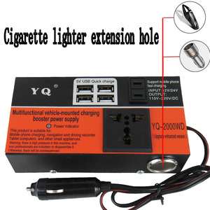 Inversor de Onda Sinusoidal Solar de 1500W para Vehículos, DC12v-24v a 220v, para Hogar y Automóvil, Frecuencia de Salida de 50Hz y 60Hz - Product Image 5