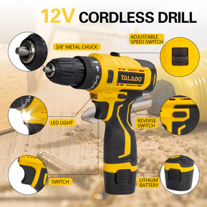 Professional <strong>12V</strong> Power Drill Durable Motor with <strong>Variable</strong> <strong>Speed</strong> <strong>Control</strong> - Product Image 4