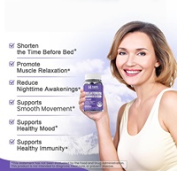 Vitaminas para Dormir para Adultos de Máxima Potencia, Sin Gluten, Sin OMG, Vegetarianas, Delicioso Sabor a Bayas Mixtas, Gomitas de Melatonina