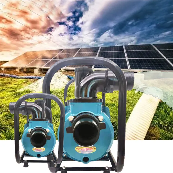 2Inch 2HP DC 110V High Flow Solar Power Pumps Centrifugal Surface Water Suction Pump Price For Agriculture Irrigation