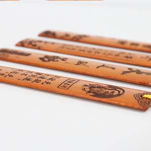 Bamboo Carved <b>Bookmark</b> Carbonized Wooden Classic Style Eco Friendly <b>Gift</b> For Students Bookstores Stationery Stores - Product Image 3