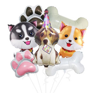 Ballon en aluminium Husky Kirky Bones pour chien de compagnie pour la décoration de fête de chien - Product Image 3