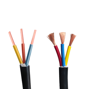 Câble flexible en cuivre Royal Cord RVV, 2 3 4 5 conducteurs 0,75 1 1,5 2,5 4 6 mm Câble électrique H05VV-F Câble d'<span class=keywords><strong>alimentation</strong></span> - Product Image 1