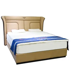 Colchón híbrido de espuma viscoelástica de gel de tela con colchón de punto de alta calidad OEM ODM Queen King Size muebles para el hogar moderno Beige