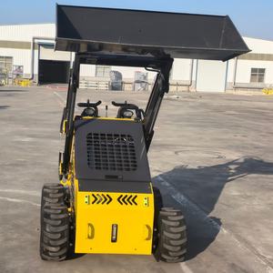 무료 배송 저렴한 로더 스키드 스티어 EPA 디젤 미니 휠 로더 쿠보타 엔진 소형 미니 스키드 스티어 로더 잔디 깎이 포함 - Product Image 2