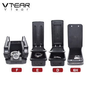 Vtear per <span class=keywords><strong>Dacia</strong></span> <span class=keywords><strong>Lodgy</strong></span> Renault <span class=keywords><strong>Lodgy</strong></span>, Bracciolo in Pelle PU ABS, Organizzatore per Console Centrale, <span class=keywords><strong>Accessori</strong></span> Interni per Auto - Product Image 5
