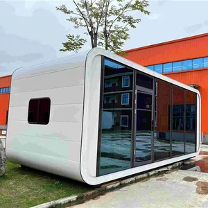 Erweiterbares Apple-Container haus, Büro-Kapsel mit Möbel, luxuriöses kleines Haus, 12 Fuß, 20 Fuß, 40 Fuß, Verkaufs schlager
