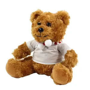high quality cheap cute baby children kids promotional gifts custom Logo Printed branded Teddy Bear soft plush toy