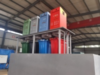 RNKJ Personnalisation de la marque 1100L Six classifications Poubelles souterraines Système de poubelles intelligentes Conteneur de recyclage des déchets