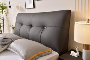 Letto King-Size in vera pelle di alta qualità colomba letto Super morbido grande adatto per camere da letto o appartamenti padronali - Product Image 6