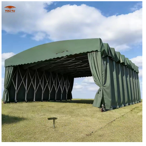 Grande tente pliante à traction coulissante à étirement facile et amovible déplacée personnalisée - Product Image 1