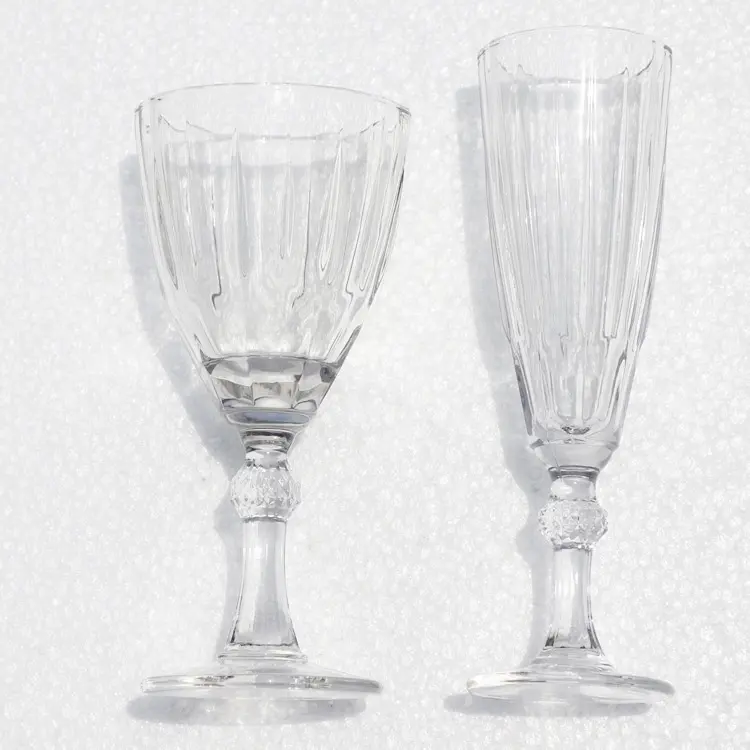 Kristallglas Bankett im europäischen Stil Erinnerungen Trauben weingläser Französischer Blas becher Funkeln der Champagner Flexibles Glas