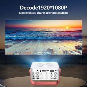 Proyector HD M60 con Enfoque Automático para Dormitorio, Pared y Camping al Aire Libre, Equipo Esencial para Camping Móvil con Enchufe Estadounidense, Transfronterizo - Product Image 3