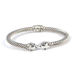 Panther Head Twisted <b>Men's</b> Bracelet Romantic Spring Clasp Handmade Turkish Jewelry - Product Image 4