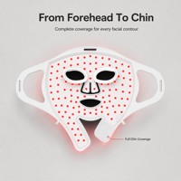 Masque facial LED EYCO en gros d'usine, masques faciaux LED portables, masque à lumière rouge quotidien en silicone