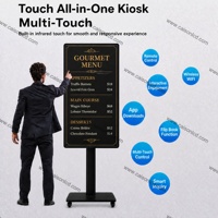 Écran publicitaire LCD 2K 4K de 32, 43, 49, 55, 65 pouces, 300-3000 nits, pour affichage numérique intérieur et extérieur sur supports