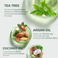 Teinture capillaire permanente noire naturelle Joynna sans ammoniaque ni arbre à thé pour couvrir les cheveux gris, facile à laver, utilisation à domicile pour tous les types de cheveux