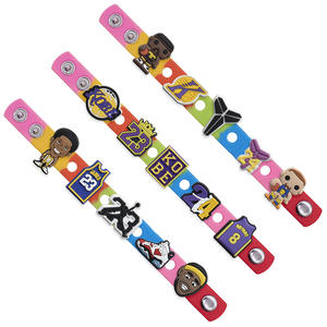 Chaussures personnalisées Kobe numéro 24 <span class=keywords><strong>Lakers</strong></span> breloques chaussures PVC caoutchouc vente en gros détachable chaussures accessoires breloque décoration cadeaux - Product Image 4