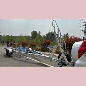 <span class=keywords><strong>Remorque</strong></span> <span class=keywords><strong>bateau</strong></span> en aluminium de haute qualité de 28 pieds à double essieu avec couchettes en poly, au meilleur prix d'usine, ventes en promotion - Product Image 6