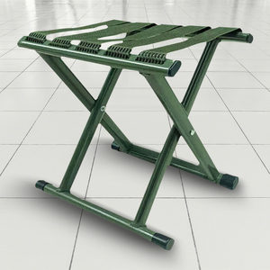 JYNB Folding <b>Stool</b> Green Nylon <b>Portable</b> Outdoor Fishing Chair Durable Thickened Design - Product Image 2