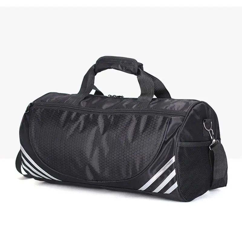 Custom Heavy Duty Large Fitness Travel Duffle Bag Waterproof Black Mens Sports Gym Duffel Bag