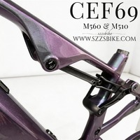 VTT électrique SZZSBIKE Bafang M510 léger, CEF69 29 pouces, frein à disque, écran DPC030, batterie 835Wh, suspension intégrale, cadre en carbone