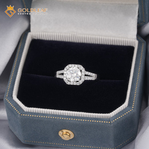 Goldleafgem IGI Certified Custom 1-3CT Lab Grown Diamond Engagement <b>Wedding</b> Anniversary Party <b>Ring</b> 10k 14k 18k Fine Jewelry - Product Image 3