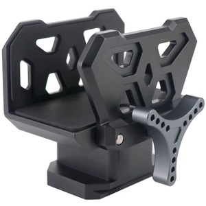 Support de photographie extérieur en alliage d'aluminium à largeur réglable, creux, léger, avec filetage et doublure antidérapante pour la chasse - Product Image 4