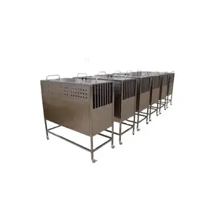 SY-W032-2 veterinary clinic cage Pet Boarding Cage vet clinic stainless steel transfer Boarding Cage