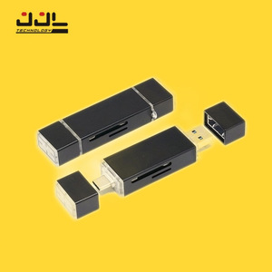 Lector de tarjetas múltiples tipo C, aleación de aluminio, USB 3,0, para teléfono móvil y ordenador, lector de tarjetas de memoria SD TF - Product Image 1