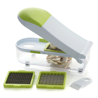 Handmatige multifunctionele groentesnijder, mandoline, fruitsnijder, aardappelschiller, groentehakker van plastic