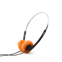 Casque Stéréo Filaire Rétro Noir Circum-Auriculaire Léger avec Cordon, Casque Audio Hi-Fi Vintage