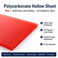 Fabricant de panneaux alvéolaires en polycarbonate résistants aux UV, panneaux PC à double paroi pour serres et toitures de bâtiments