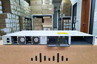 Switch Gigabit PoE 24 Port 56Gbps 4x1G Uplink 600W PSU untuk Kantor, Telepon IP, Kamera, Access Point, Switch Jaringan