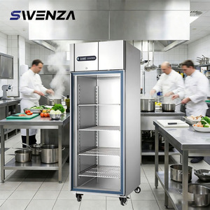 <span class=keywords><strong>Réfrigérateur</strong></span> commercial SWENZA, congélateur vertical, équipement de cuisine en acier inoxydable, restaurant, réfrigération sur mesure - Product Image 6