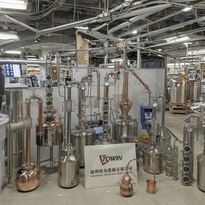 Alambic de distillation Towin 100L en acier inoxydable SUS304/cuivre rouge, type colonne, pour whisky et distillations artisanales - Product Image 6