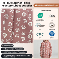 Imperméable pour enfants en tissu imperméable imprimé numérique personnalisé sans PFAS, cuir PU