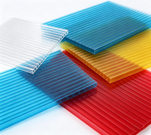 Feuille de plastique multicouche <span class=keywords><strong>alvéolaire</strong></span> résistante aux UV et anticorrosion en <span class=keywords><strong>polycarbonate</strong></span> (PC) pour protection solaire - Product Image 4