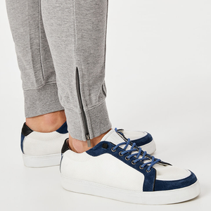 กางเกงวอร์มมีเชือกรูดทรงหลวมสำหรับผู้ชายกางเกงวิ่งแบบเย็บอย่างดีสำหรับฟิตเนสและสตรีทแวร์ - Product Image 5