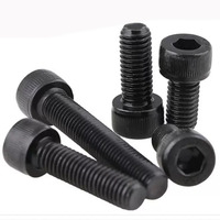 Grade 8 Noir M2 M2.5 M3 M4 M5 M6 M8 M10 Din7991 Acier au carbone Allen Boulon hexagonal à six pans creux Vis à tête fraisée à tête plate