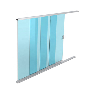 Nouveau design de <span class=keywords><strong>porte</strong></span> <span class=keywords><strong>coulissante</strong></span> étanche sans cadre pour pergola, système de quincaillerie de <span class=keywords><strong>porte</strong></span> <span class=keywords><strong>coulissante</strong></span> en verre trempé à fermeture souple - Product Image 6