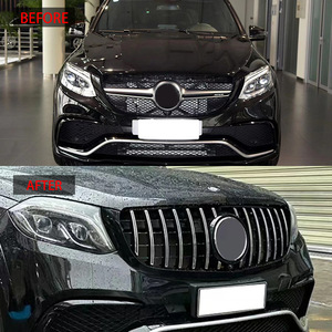 Calandre avant en ABS à mailles verticales pour Mercedes-Benz GLE63 2016-2019, pièce de rechange - Product Image 2