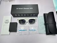 Gafas Inteligentes H03 800W con Cámara HD de 8MP, Grabación de Video, Transferencia WIFI de 32GB, Control por Gestos ChatGPT, Traducción por IA y Fotografía