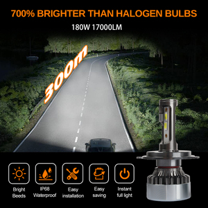 Phare LED COB universel à bas <span class=keywords><strong>prix</strong></span> pour voitures 5600LM Blanc Faisceau haut/bas 9004 H1 H4 Lampe Phare LED de voiture - Product Image 3