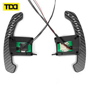 แป้นเปลี่ยนเกียร์ TDD LED แม่เหล็กคาร์บอนไฟเบอร์ สำหรับพวงมาลัยมัสแตง จีที เชลบี้ - Product Image 2