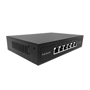 Hoge Kwaliteit Metaal <span class=keywords><strong>4</strong></span> + 2 Poorten Poe <span class=keywords><strong>Switch</strong></span> 48V 10/100Mbps 2 Uplink <span class=keywords><strong>Switch</strong></span> Voor Camera Cctv Systeem 250 Meter - Product Image 2