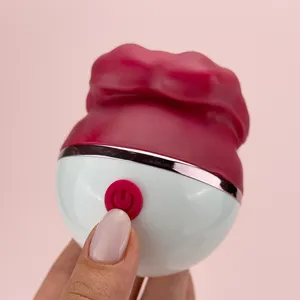 Vibrateur clitoridien rechargeable en silicone, stimulateur clitoridien à succion et vibration, étanche, pour la stimulation féminine - Product Image 4