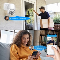 Cámara PTZ Inalámbrica YI Home AI de 2MP, Seguridad Exterior, Detección Humana, Audio, RTSP, NVR, Almacenamiento en la Nube, WIFI, Visión Nocturna, CMOS