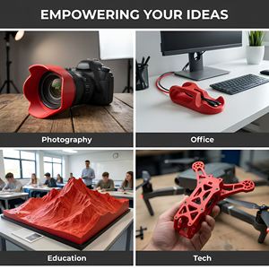 Filamento de Impresión 3D PLA+ de 1.75mm y 1KG, Fórmula de Alto Flujo, Estable y Suave, Sin Obstrucciones, Compatible con Impresoras Bambu Lab - Product Image 2